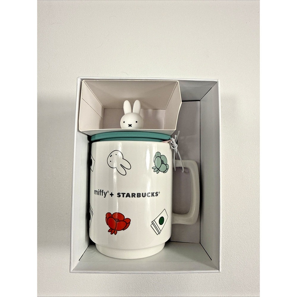 2026 Starbucks x Miffy Ceramic Figure Mug 14oz Limited Edition Limited Release